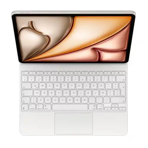 Estuche de teclado/cubierta Apple Magic para 33cm (13") Tableta - Blanco - Voladizo 