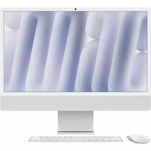 [6363020] Computador Todo en Uno Apple iMac MWUV3LZ/A - Apple M4 - 16GB - 512GB SSD - 61cm (24") 4.5K - De Escritorio - Plata - Apple M4 Chip - 4480 x 2520 - Apple Deca-core (10 Core) - IEEE 802.11ax - 143W